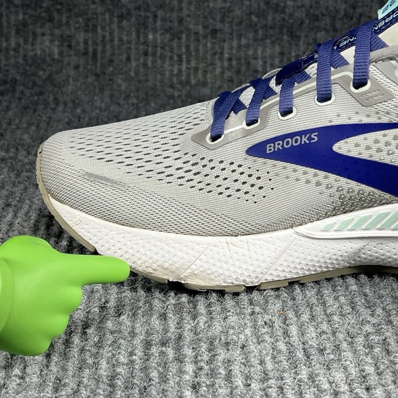 Brooks Adrenaline GTS 22 Women's Size 10.5 Alloy Blue Running Shoes 1203531B045 - Picture 11 of 16